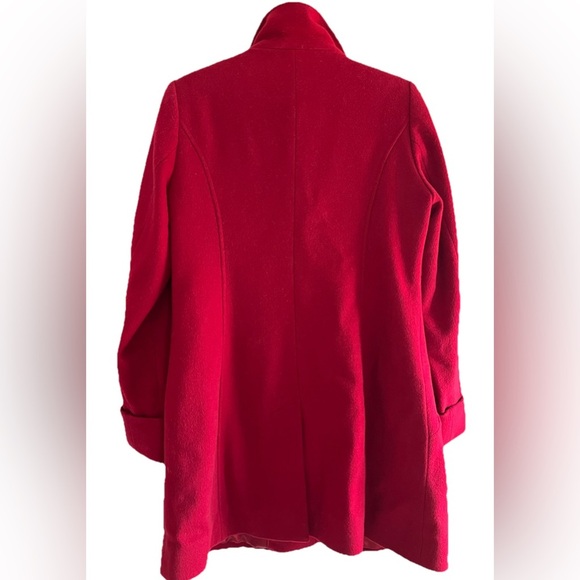 Vintage Kristen Blake Women's Red Wool Coat Size Small EUC! - Picture 3 of 9